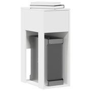 Computer Tower Stand with Drawer 30x44x74 cm white