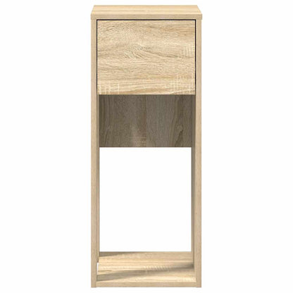 Computertorenstandaard met lade 30x44x74 cm sonoma eikenkleurig