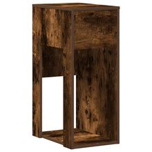 Computertorenstandaard met lade 30x44x74 cm gerookt eikenkleur