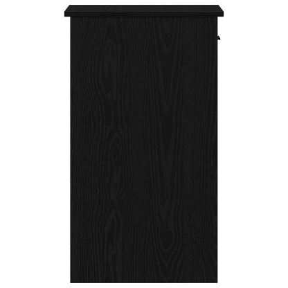 Computertorenstandaard met lade 35x45x77 cm zwart