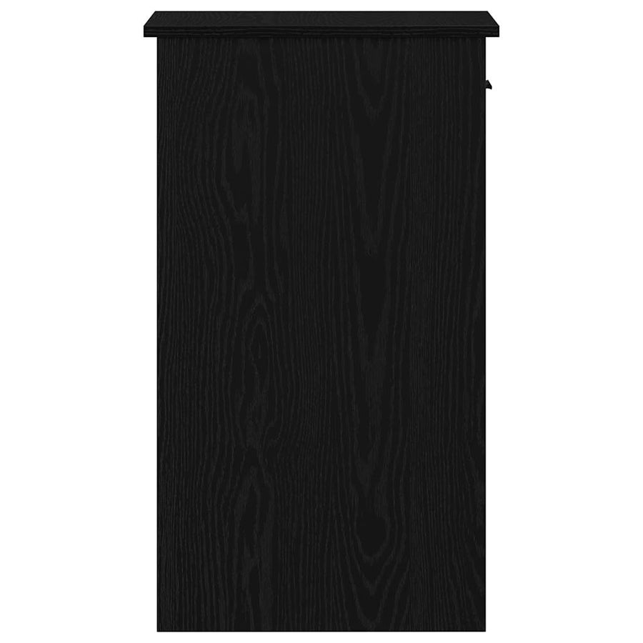 Computertorenstandaard met lade 35x45x77 cm zwart