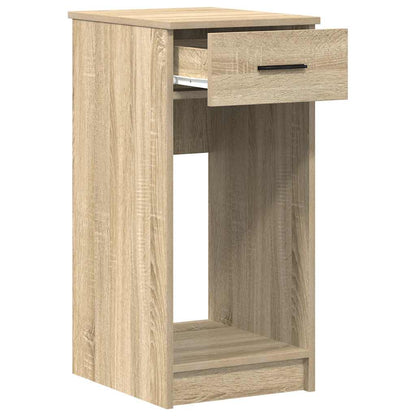 Computertorenstandaard met lade 35x45x77 cm sonoma eikenkleurig