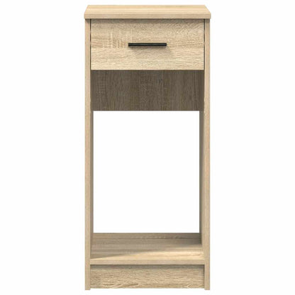 Computertorenstandaard met lade 35x45x77 cm sonoma eikenkleurig