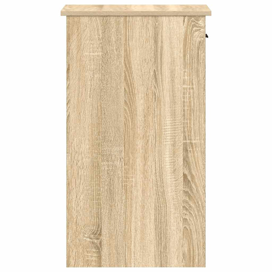 Computertorenstandaard met lade 35x45x77 cm sonoma eikenkleurig