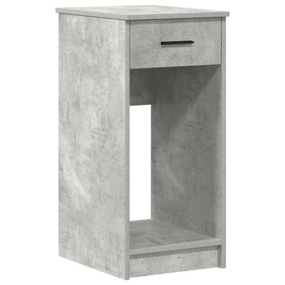 Computertorenstandaard met lade 35x45x77 cm betongrijs