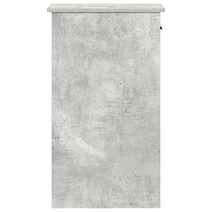Computertorenstandaard met lade 35x45x77 cm betongrijs