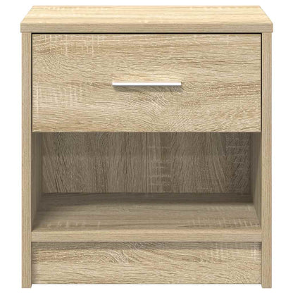 Nachtkastjes 2 st met lade 39x28x41 cm sonoma eikenkleurig