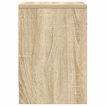 Nachtkastjes 2 st met lade 39x28x41 cm sonoma eikenkleurig