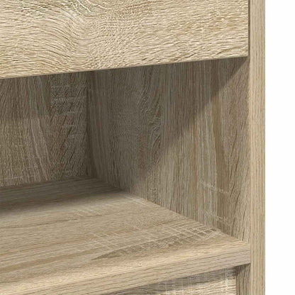 Nachtkastjes 2 st met lade 39x28x41 cm sonoma eikenkleurig
