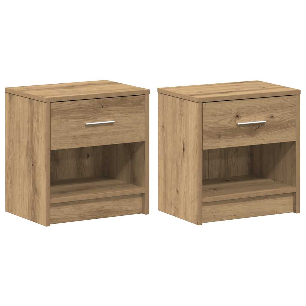 Nachtkastjes Met Lade 39X28X41 Cm 2