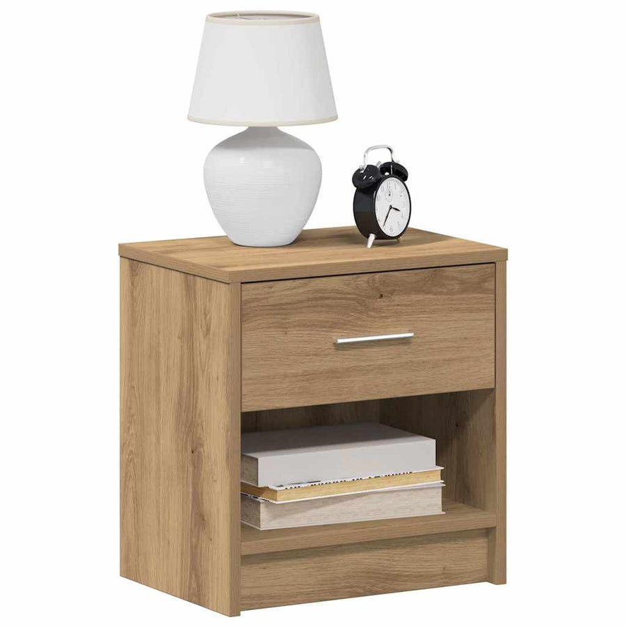 Nachtkastjes Met Lade 39X28X41 Cm 2