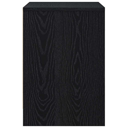 Nachtkastjes 2 st met lade 40x34x50 cm zwart