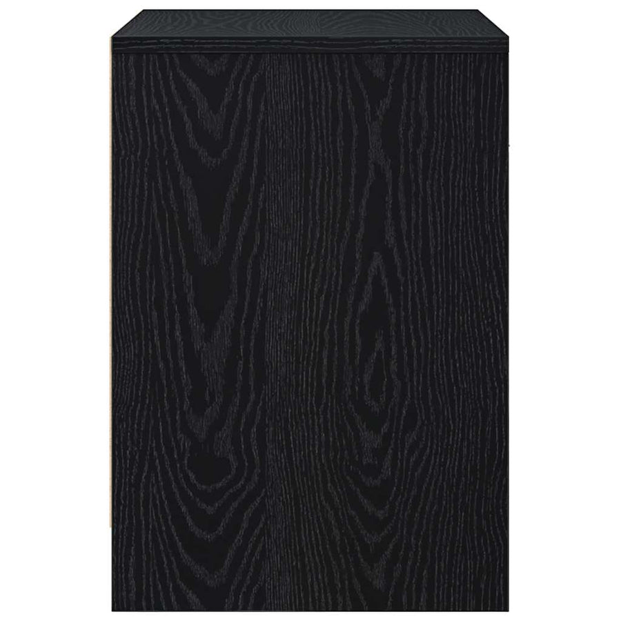 Nachtkastjes 2 st met lade 40x34x50 cm zwart