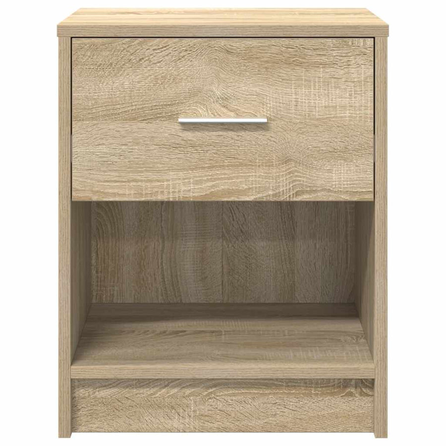 Nachtkastjes 2 st met lade 40x34x50 cm sonoma eikenkleurig