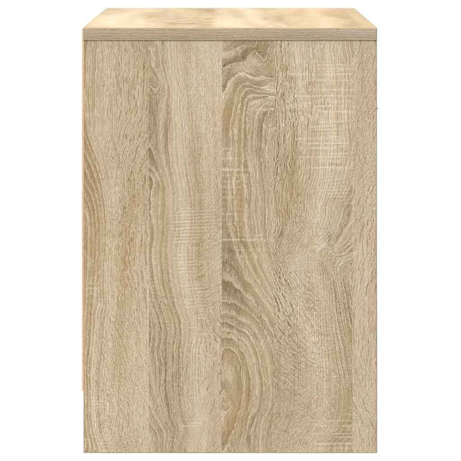 Nachtkastjes 2 st met lade 40x34x50 cm sonoma eikenkleurig