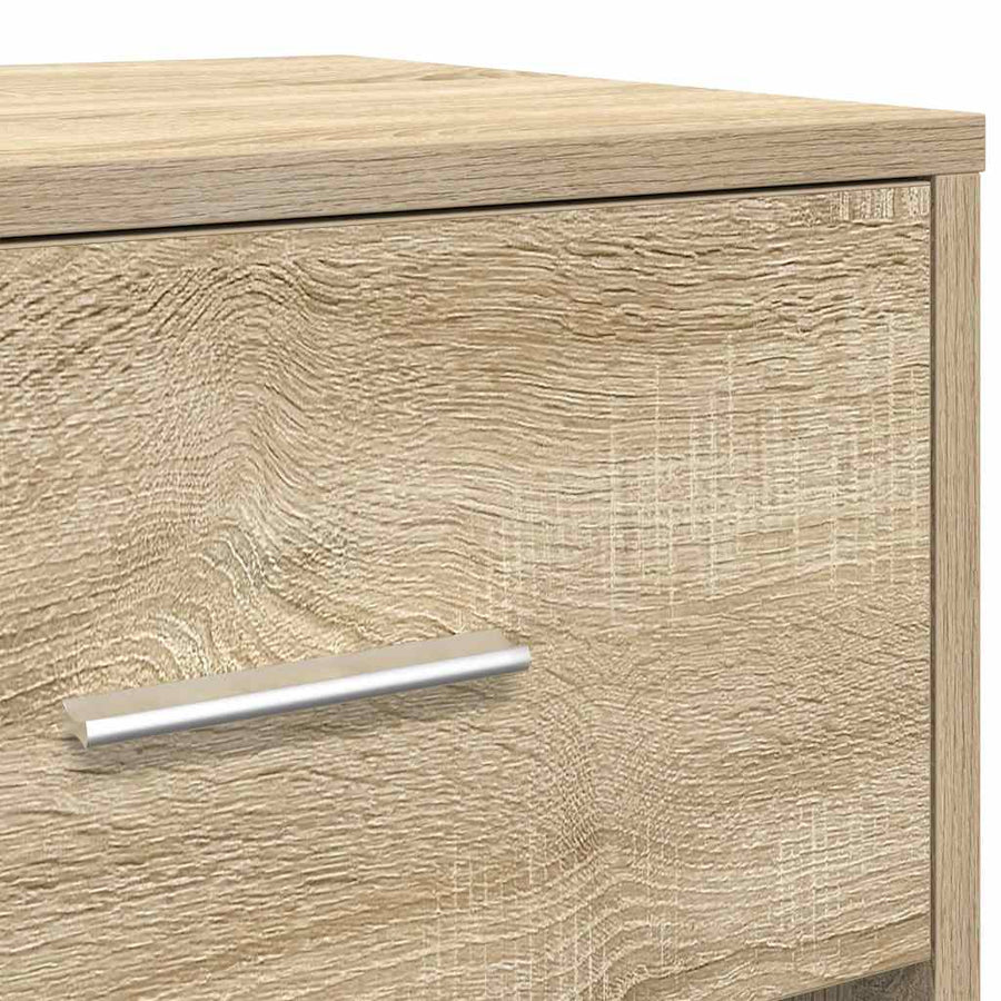Nachtkastjes 2 st met lade 40x34x50 cm sonoma eikenkleurig