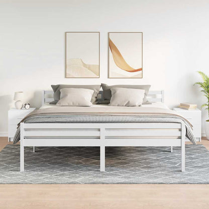 Nachtkastjes 2 st met 2 lades 40x36x50 cm wit