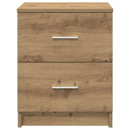 Nachtkastjes 2 stuks met 2 lades Artisan Oak 40x36x50 cm
