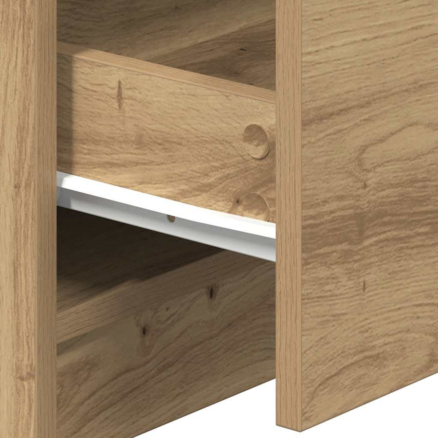 Nachtkastjes 2 stuks met 2 lades Artisan Oak 40x36x50 cm