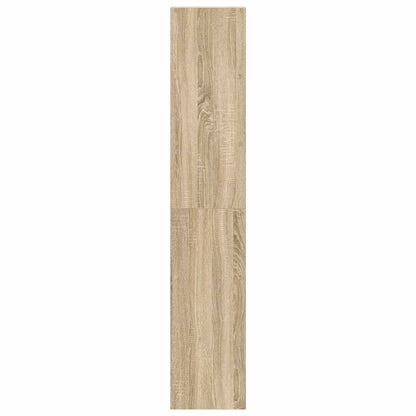 Boekenkasten 2 st 30x30x80 cm bewerkt hout sonoma eiken