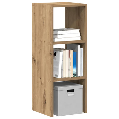 Boekenkast Stapelbaar 30X30X80 Cm Bewerkt Hout Artisanaal Eiken 1 artisanaal eikenkleurig
