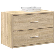 Kast 60x31x40 cm 2 lades sonoma eiken