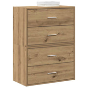 Kasten 2 stuks 60x31x40 cm bewerkt hout eiken