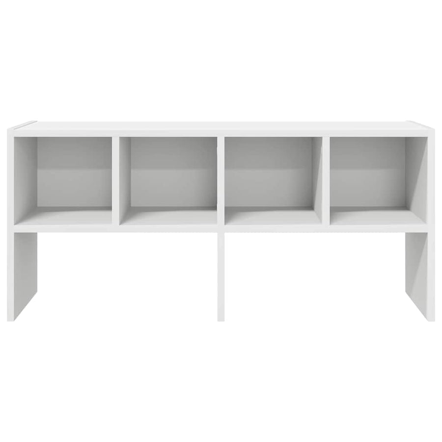Schoenenrek stapelbaar 89,5x30x40 cm wit