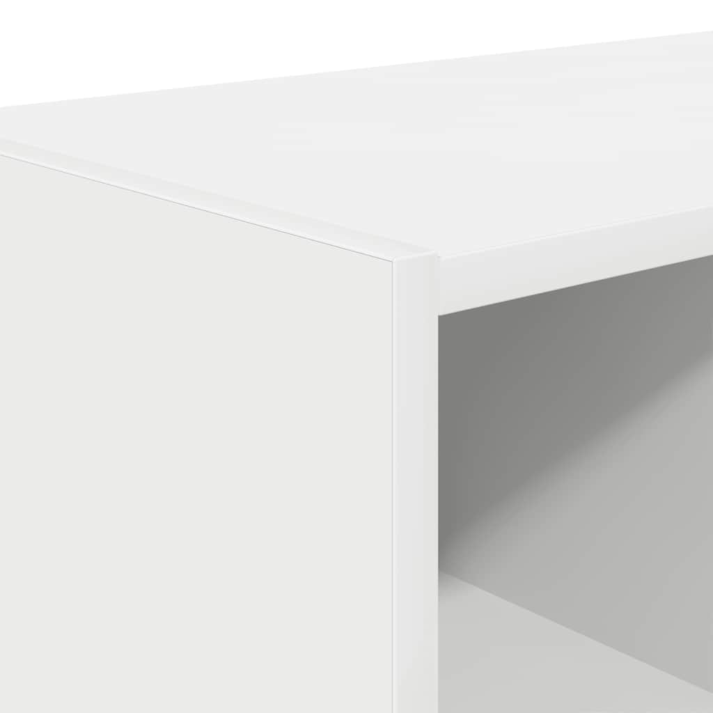 Schoenenrek stapelbaar 89,5x30x40 cm wit