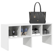 Stackable shoe rack 89.5x30x40 cm white