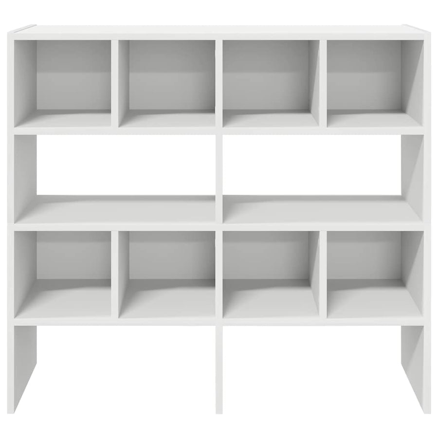 Schoenenrekken 2 st stapelbaar 89,5x30x40 cm wit