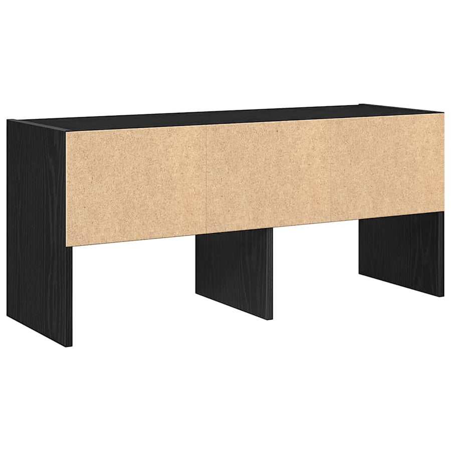 Schoenenrek stapelbaar 89,5x30x40 cm bruin eikenkleur