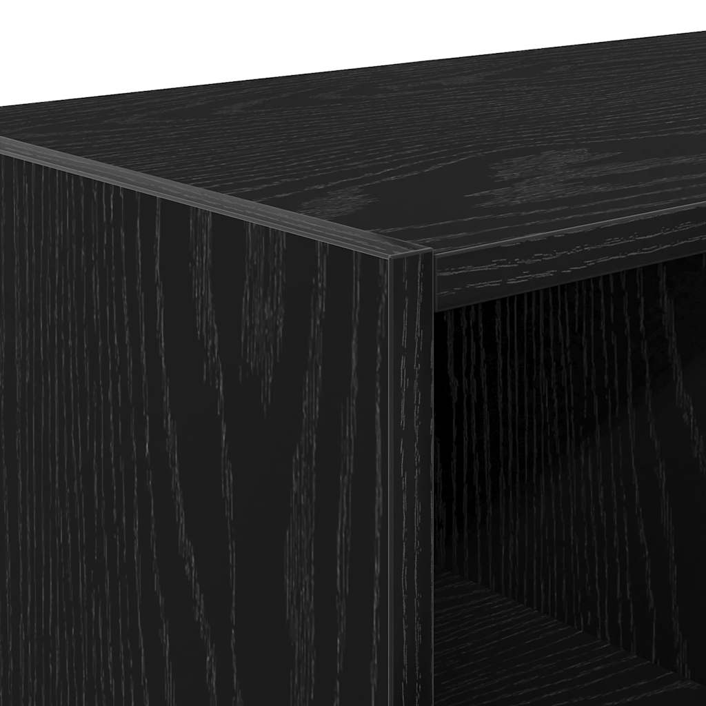 Schoenenrek stapelbaar 89,5x30x40 cm bruin eikenkleur