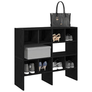 Schoenenrek 89,5x30x40 cm eikenkleur stapelbaar (2 st)