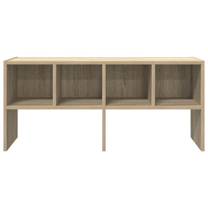 Schoenenrek stapelbaar 89,5x30x40 cm sonoma eikenkleurig