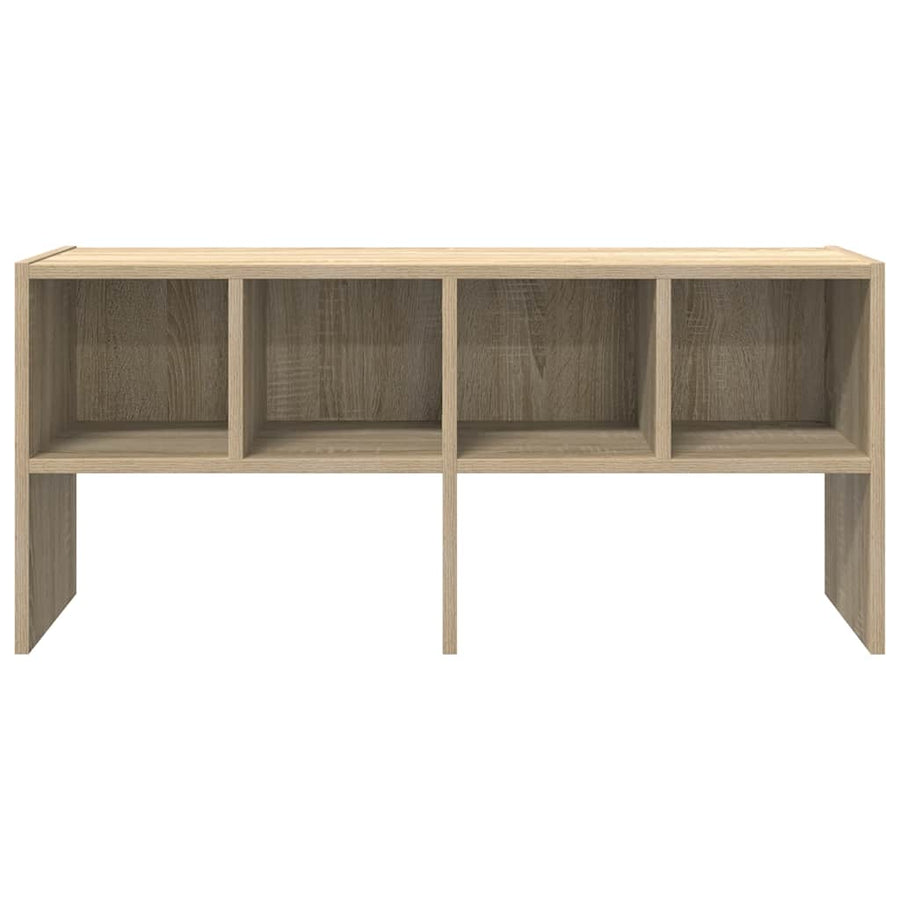 Schoenenrek stapelbaar 89,5x30x40 cm sonoma eikenkleurig