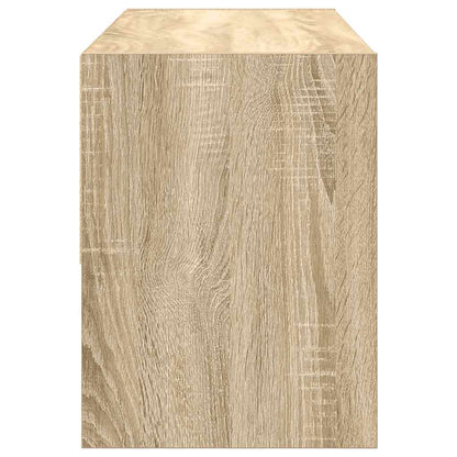 Schoenenrek stapelbaar 89,5x30x40 cm sonoma eikenkleurig