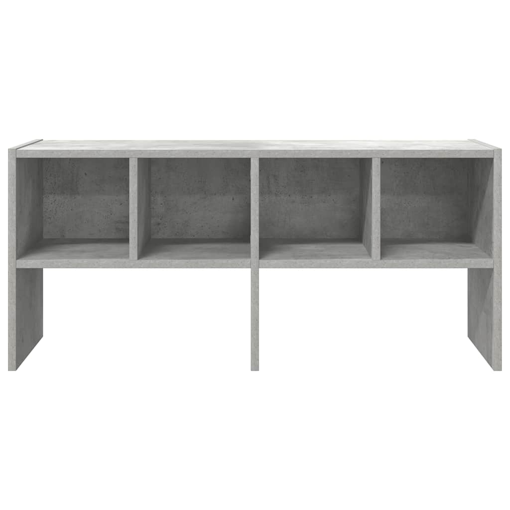 Schoenenrek stapelbaar 89,5x30x40 cm betongrijs