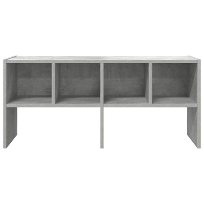 Schoenenrek stapelbaar 89,5x30x40 cm betongrijs