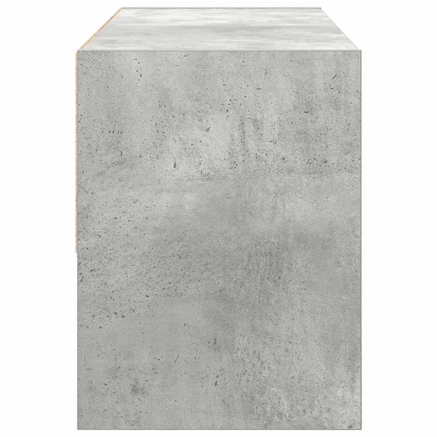 Schoenenrek stapelbaar 89,5x30x40 cm betongrijs
