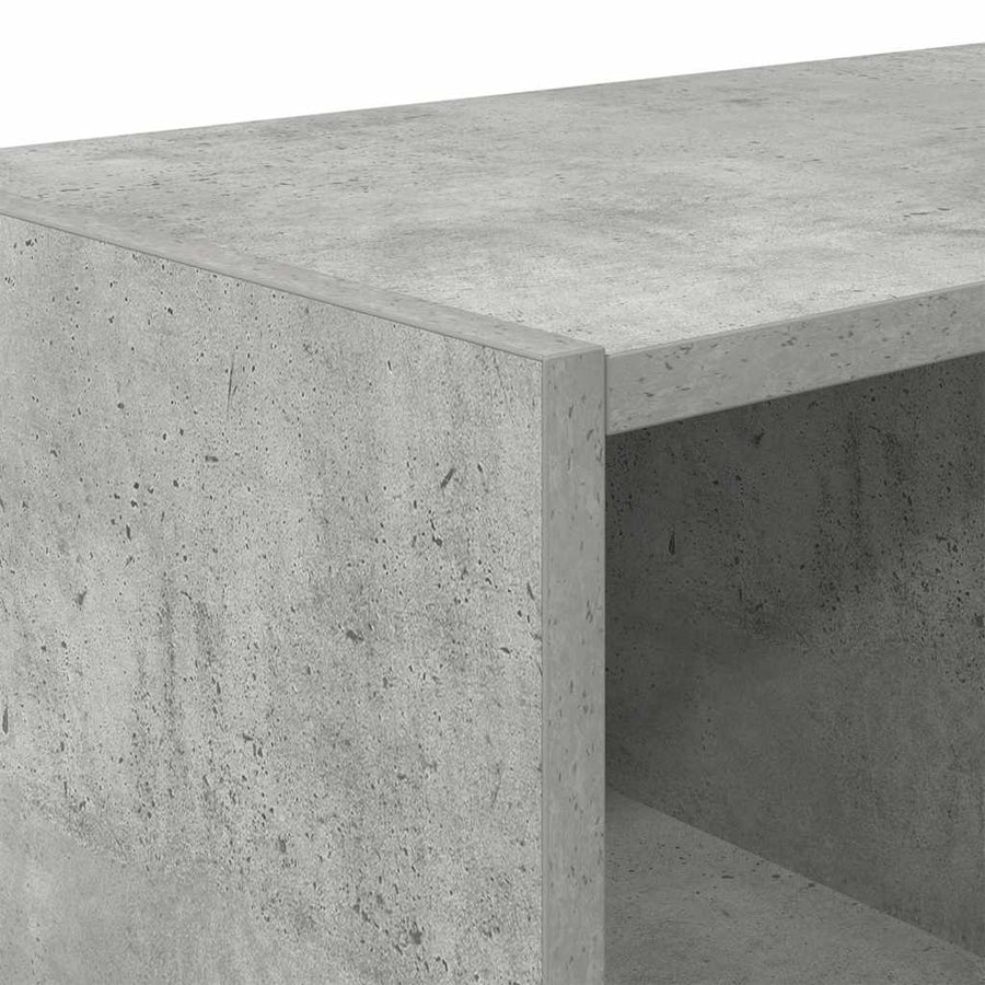 Schoenenrek stapelbaar 89,5x30x40 cm betongrijs