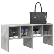 Stackable shoe rack 89.5x30x40 cm concrete gray