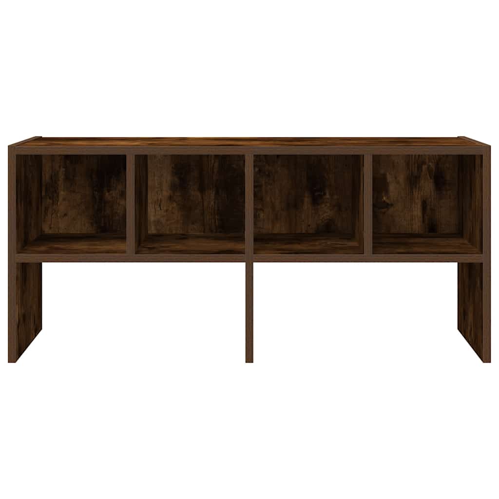 Schoenenrek stapelbaar 89,5x30x40 cm gerookt eikenkleurig