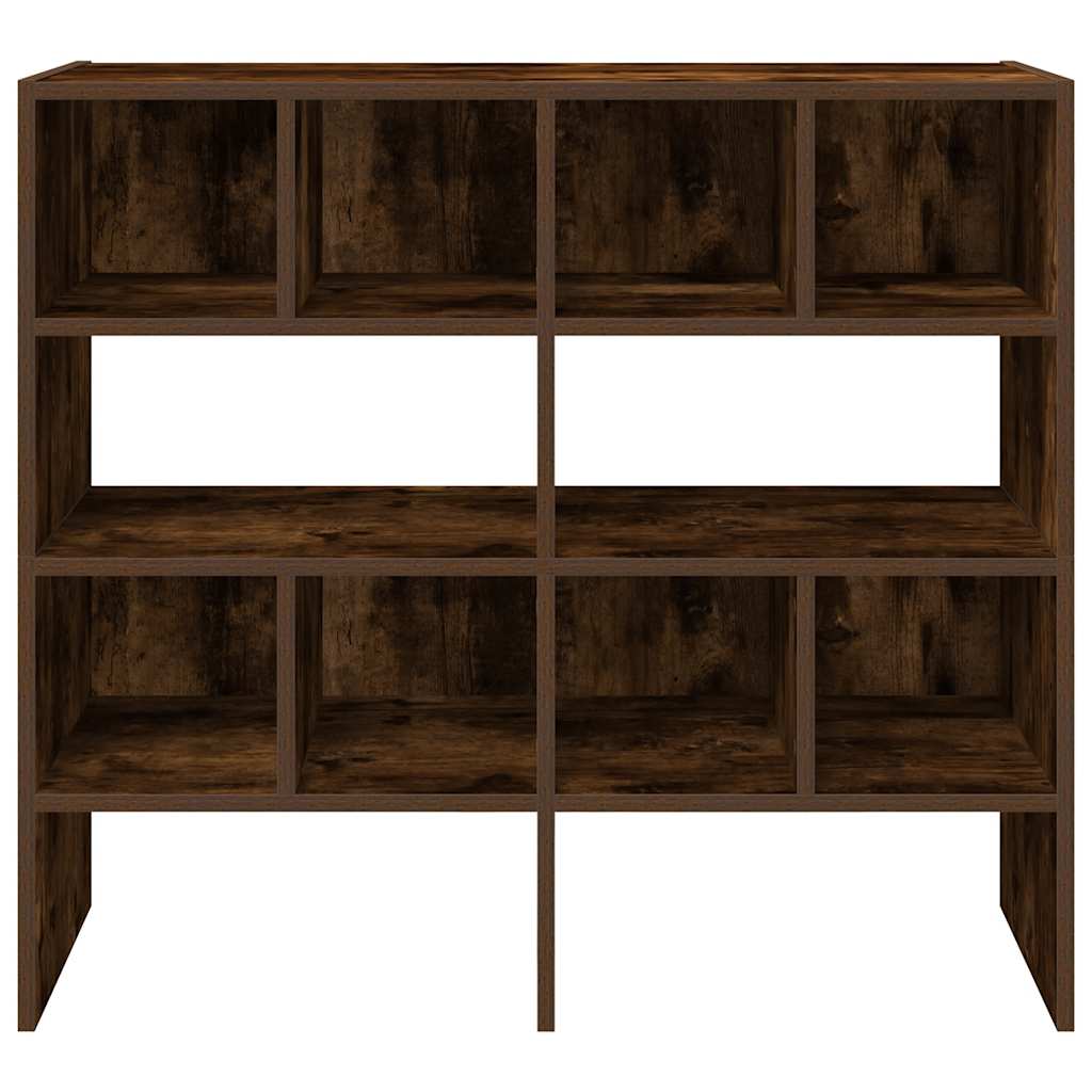 Schoenenrekken 2 st stapelbaar 89,5x30x40 cm gerookt eikenkleur