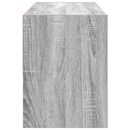 Schoenenrek stapelbaar 89,5x30x40 cm grijs sonoma eikenkleurig