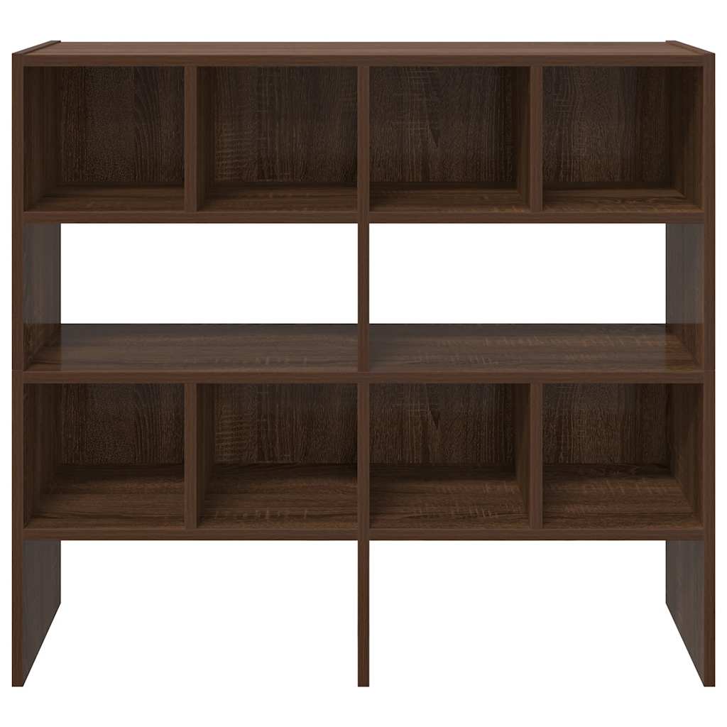 Schoenenrekken 2 st stapelbaar 89,5x30x40 cm bruin eikenkleur