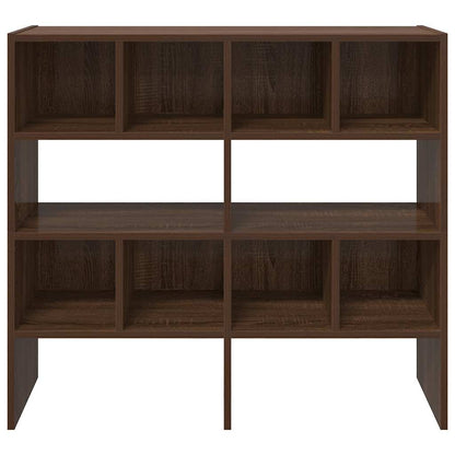 Schoenenrekken 2 st stapelbaar 89,5x30x40 cm bruin eikenkleur