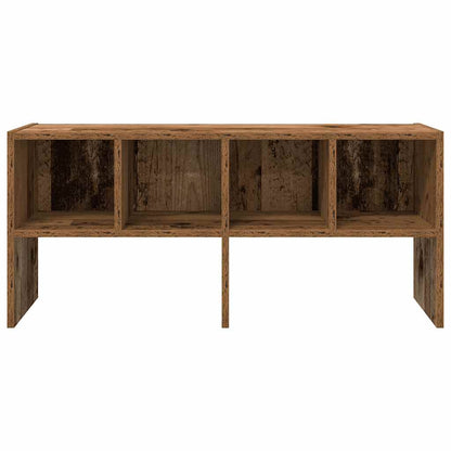 Schoenenrek stapelbaar 89,5x30x40 cm oud houtkleurig