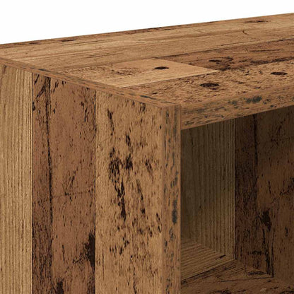 Schoenenrek stapelbaar 89,5x30x40 cm oud houtkleurig