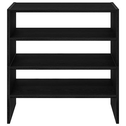 Schoenenrekken 2 st stapelbaar 60x30x30,5 cm bruin eikenkleur